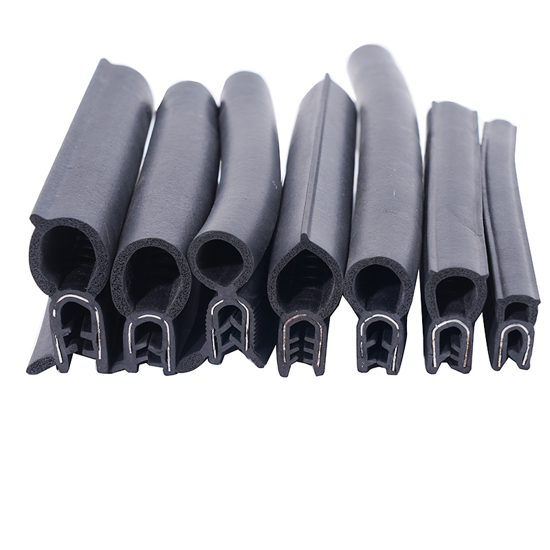 EPDM Rubber Automotive Weather Stripping Door Car Seal Strip with Side Bulb Edge Trim for Cars Campers Trucks