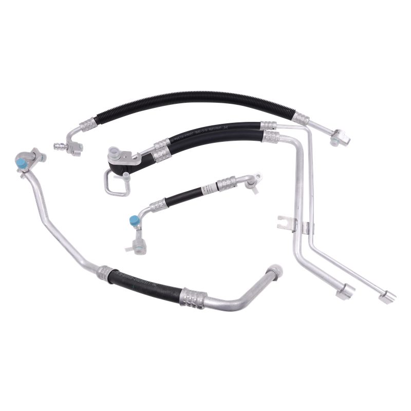 YUYANG Custom A/C Hose Assembly with Aluminum Fittings — Crimped & Leak-Tested R134a R1234YF Truck Air Conditioning Pipe